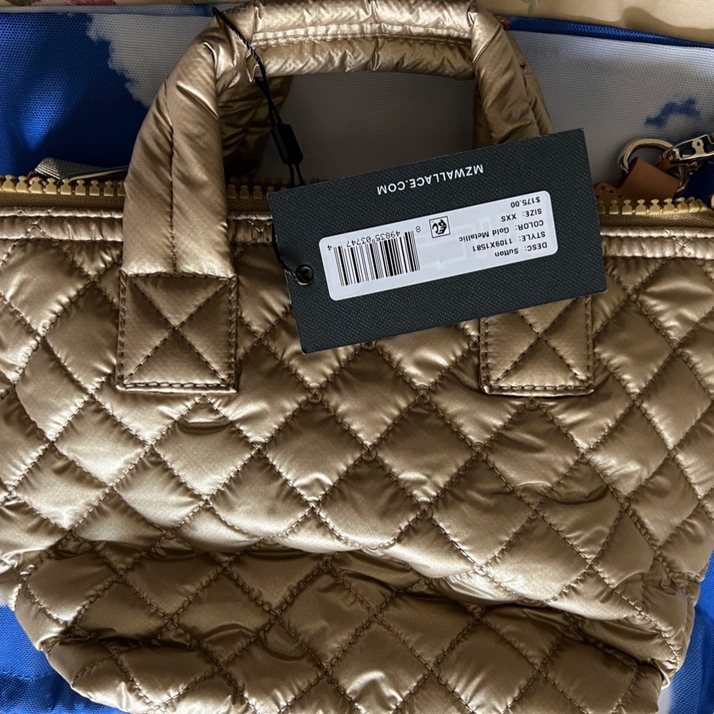 MZ Wallace micro sutton gold